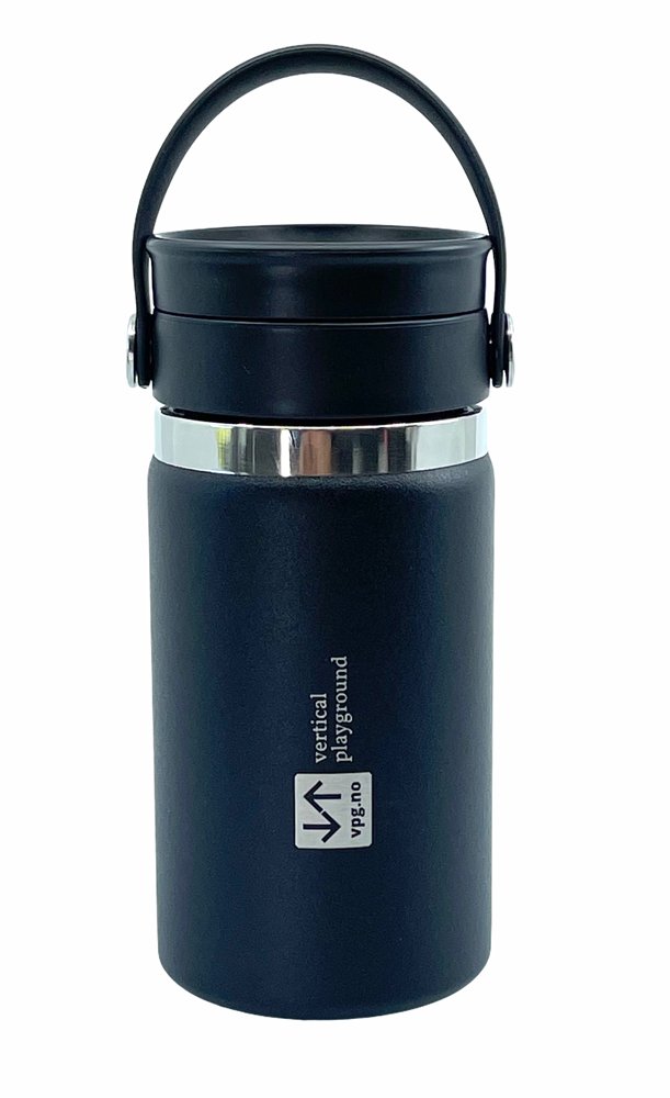 Bilde av Hydro Flask 12 Oz Wide Coffee Flex Sipblack Med Vpg-logo